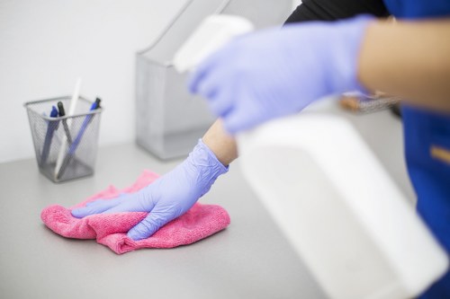 Carpet cleaners using recyclable materials and eco-friendly waste sorting in Hyde