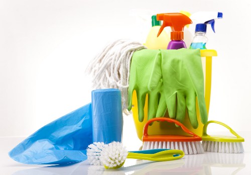 Professional carpet cleaners removing stains and dirt from flooring