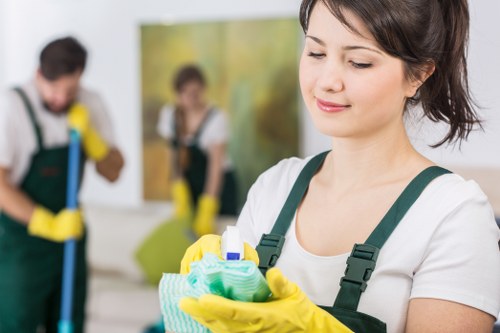 Sustainable carpet cleaning team reducing waste and emissions in Hyde